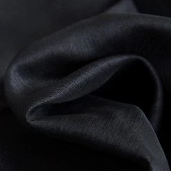 Sheer Curtains HLC.ME Sheer Grommet Curtain Panels - Black - Set Of 2 11 Sheer Curtains HLC.ME Sheer Grommet Curtain Panels - Black - Set Of 2