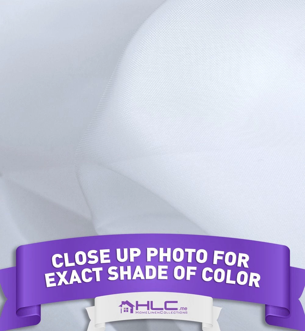 HLC.ME Lucento Sheer Rod Pocket Patio Door Panel - White Faux Linen Curtains 6 HLC.ME Lucento Sheer Rod Pocket Patio Door Panel - White Faux Linen Curtains