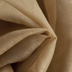 Sheer Curtains HLC.ME Sheer Grommet Curtain Panels - Gold - Set Of 2