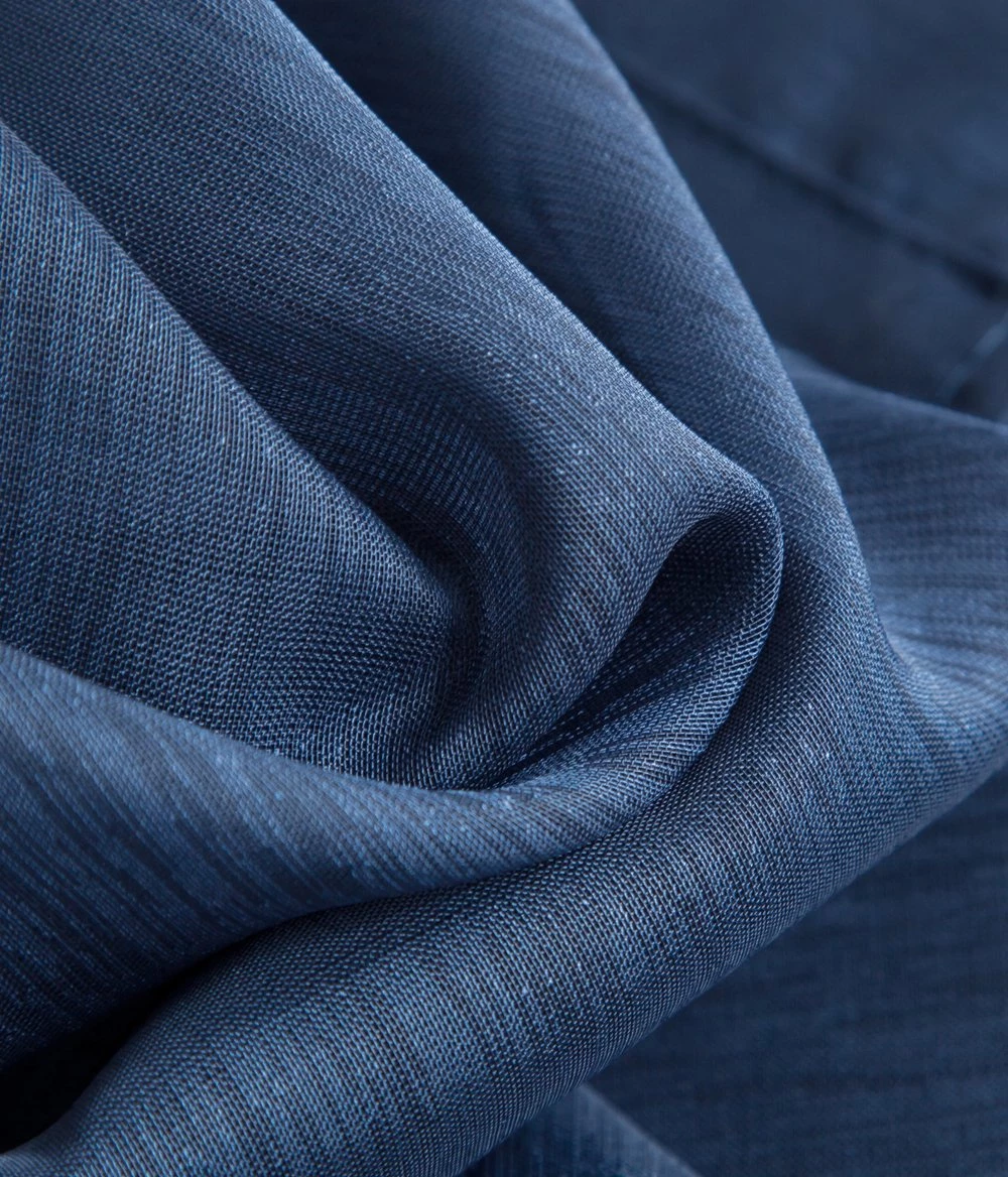 HLC.ME Sheer Grommet Curtain Panels - Navy Blue - Set Of 2 Sheer Curtains 6 HLC.ME Sheer Grommet Curtain Panels - Navy Blue - Set Of 2 Sheer Curtains