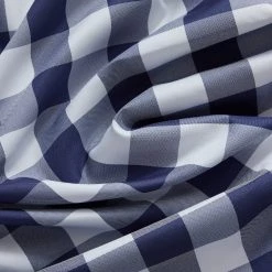 HLC.ME Blackout Curtains Andersen Buffalo Plaid 100% Blackout Grommet Curtains - Navy Blue - Set Of 2 13 HLC.ME Blackout Curtains Andersen Buffalo Plaid 100% Blackout Grommet Curtains - Navy Blue - Set Of 2