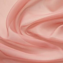 HLC.ME Lucento Sheer Rod Pocket Curtain Panels - Blush Pink - Set Of 2 Sheer Curtains