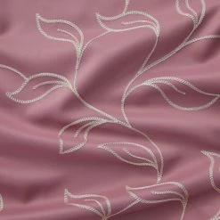 HLC.ME Onyx By Obscura Carol Floral Blackout Curtains - Blush - Set Of 2