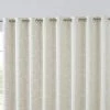 HLC.ME Carol Floral Blackout Grommet Patio Door Panel - Ivory 2 HLC.ME Carol Floral Blackout Grommet Patio Door Panel - Ivory