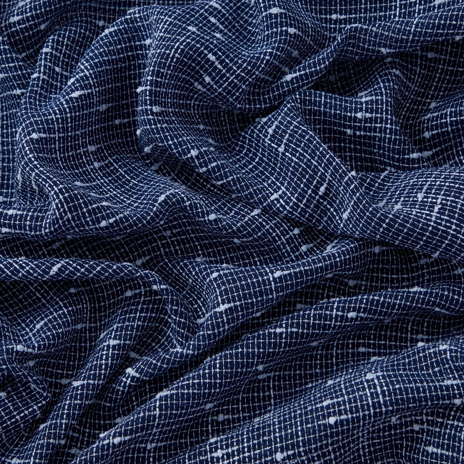 HLC.ME Faux Linen Curtains Emily Faux Linen Grommet Curtain Panels - Navy Blue - Set Of 2 10 HLC.ME Faux Linen Curtains Emily Faux Linen Grommet Curtain Panels - Navy Blue - Set Of 2