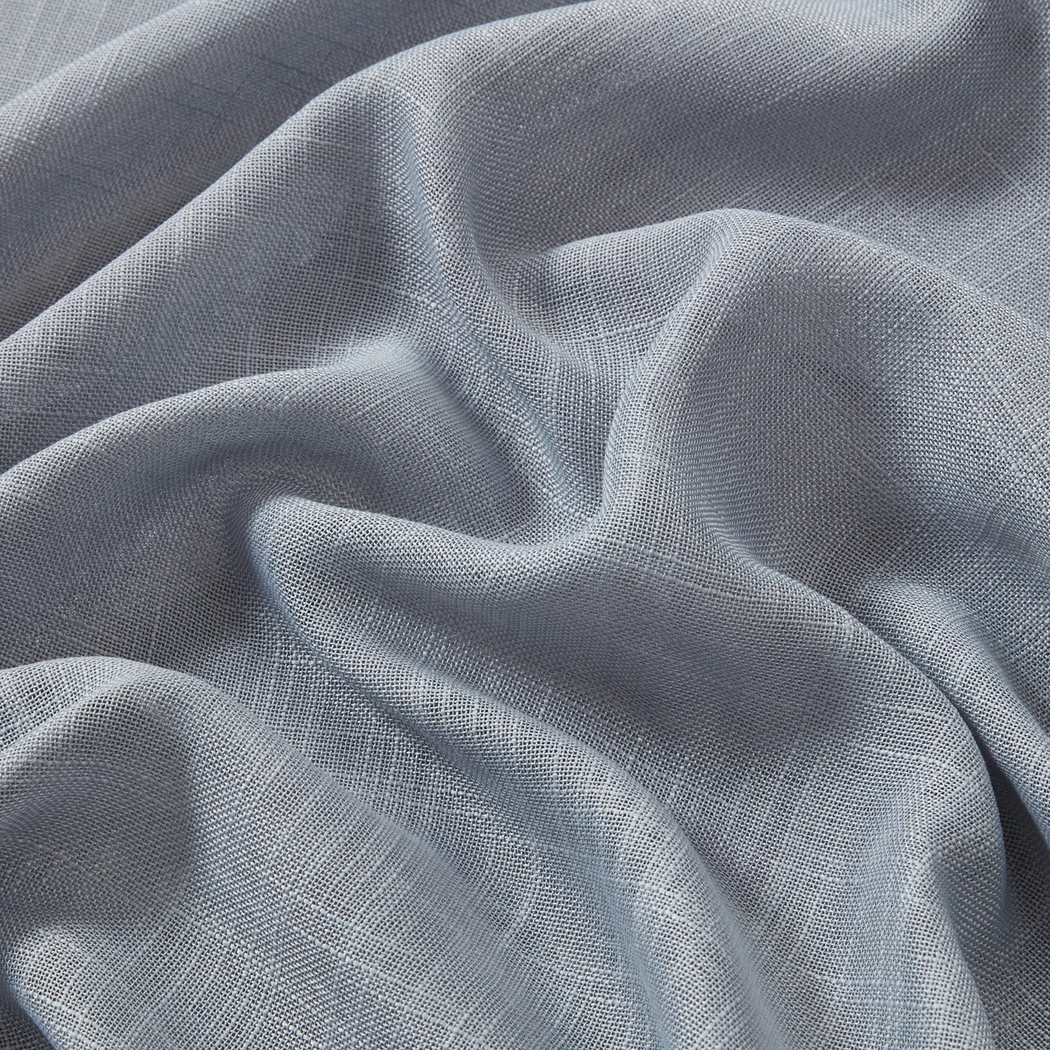 HLC.ME Abbey Faux Linen Grommet Curtain Valance - Grey 6 HLC.ME Abbey Faux Linen Grommet Curtain Valance - Grey