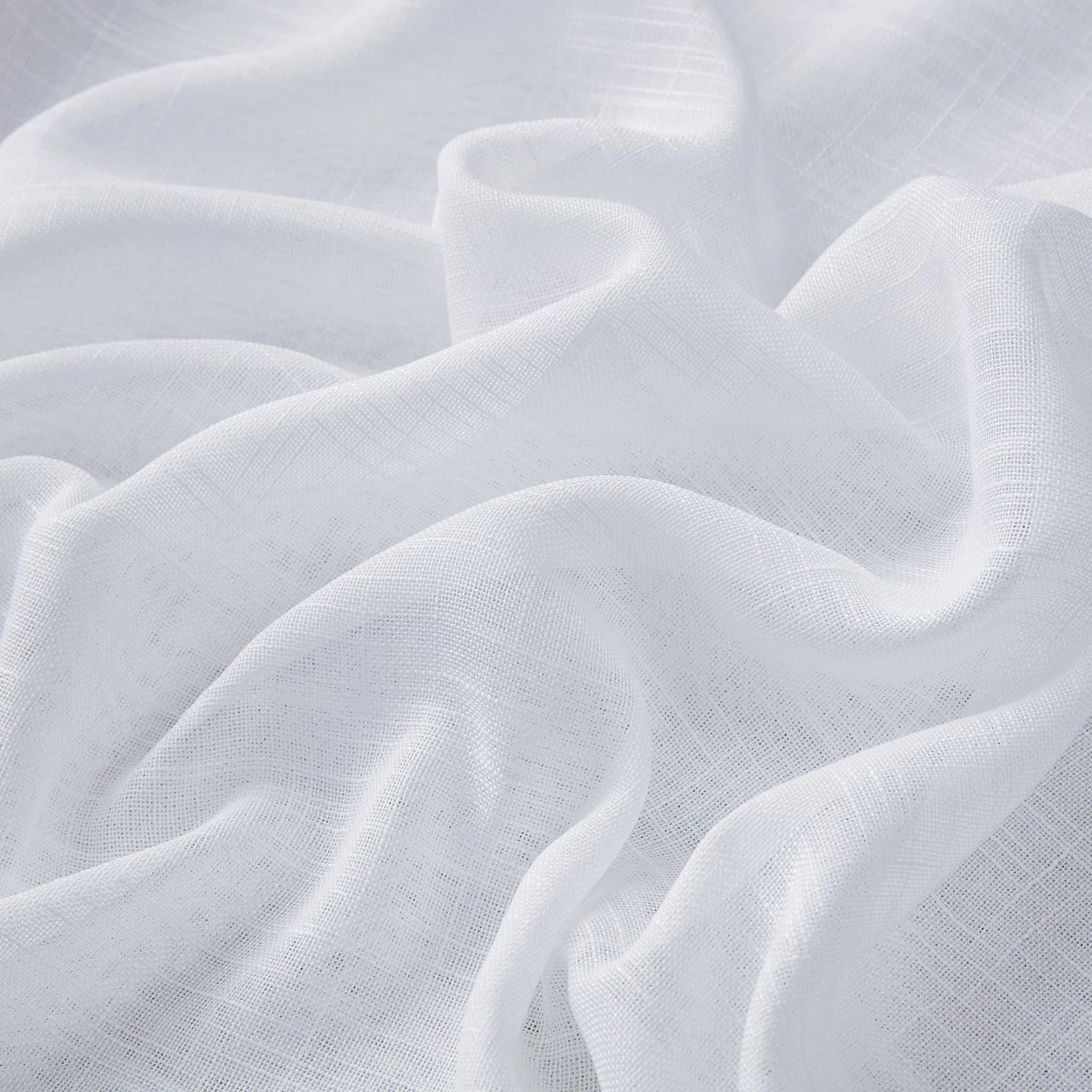 HLC.ME Abbey Faux Linen Grommet Curtain Valance - White Faux Linen Curtains 6 HLC.ME Abbey Faux Linen Grommet Curtain Valance - White Faux Linen Curtains