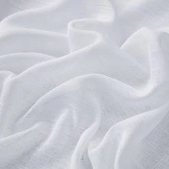 HLC.ME Abbey Faux Linen Grommet Patio Door Panel - White 12 HLC.ME Abbey Faux Linen Grommet Patio Door Panel - White