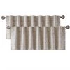 HLC.ME Franklin Moroccan Trellis 100% Blackout Back Tab Valance - Taupe