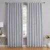 HLC.ME Franklin Moroccan Trellis 100% Complete Blackout Back Tab Curtains - White - Set Of 2