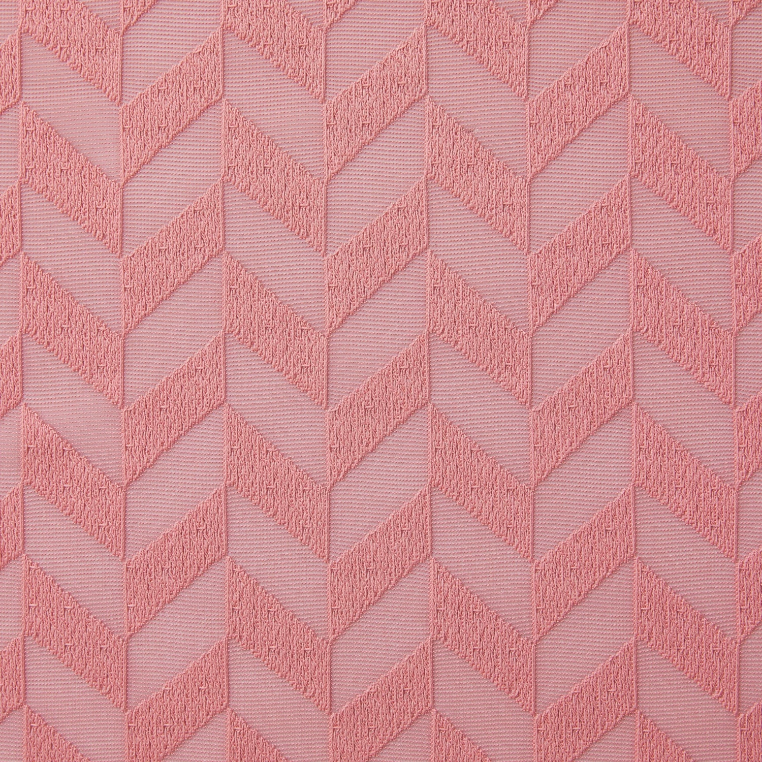 HLC.ME Faux Linen Curtains Herringbone Lace Sheer Rod Pocket Cafe Tiers - Blush Pink - Set Of 2 8 HLC.ME Faux Linen Curtains Herringbone Lace Sheer Rod Pocket Cafe Tiers - Blush Pink - Set Of 2