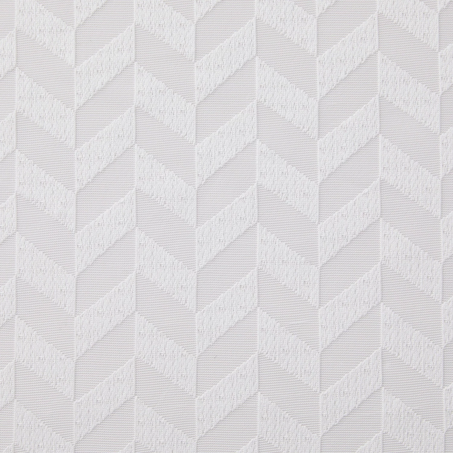 HLC.ME Faux Linen Curtains Herringbone Lace Sheer Rod Pocket Curtain Swags - White - Set Of 2 7 HLC.ME Faux Linen Curtains Herringbone Lace Sheer Rod Pocket Curtain Swags - White - Set Of 2