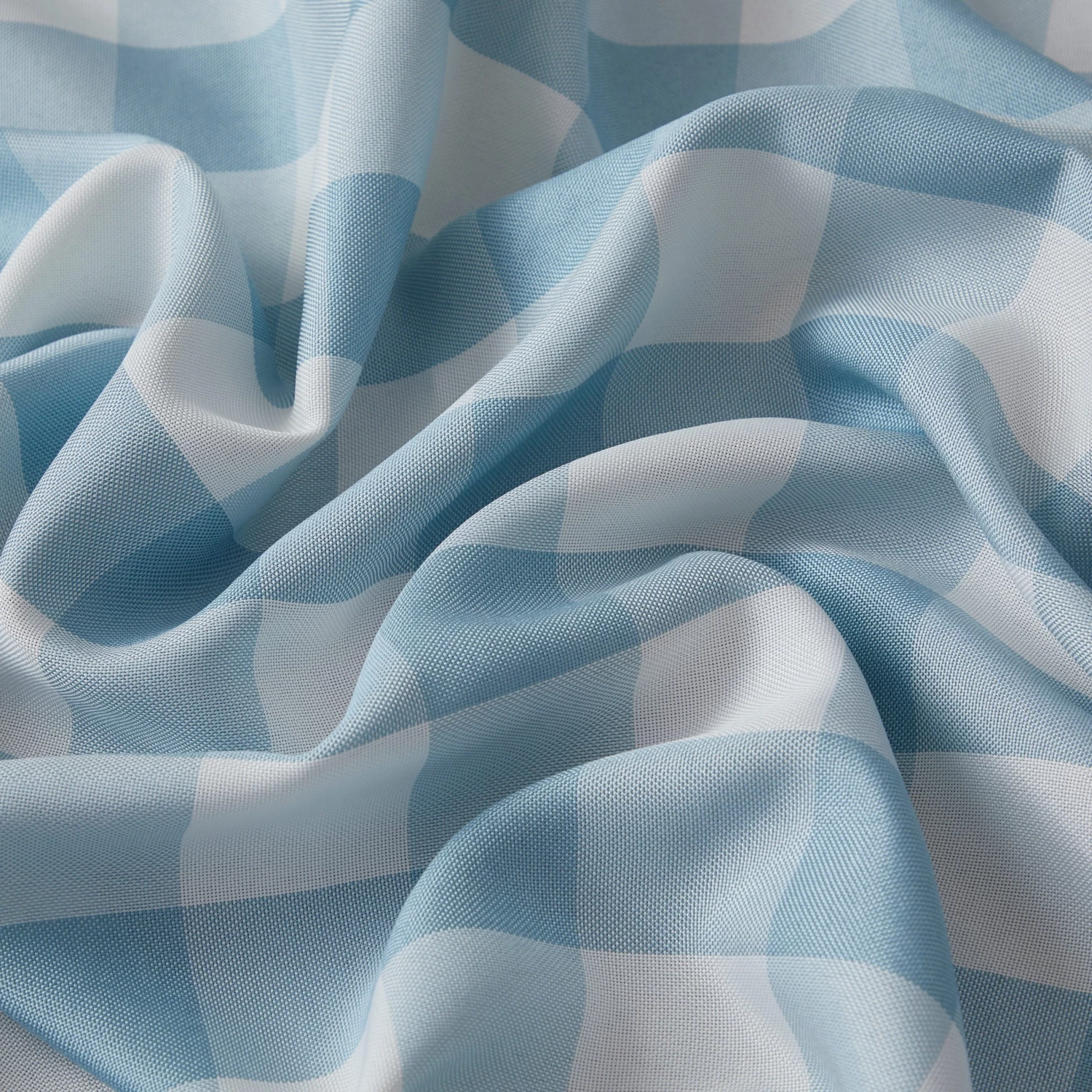 HLC.ME Hilltop Buffalo Textured Back Tab Window Curtain Tiers - Farmhouse Blue - Set Of 2 7 HLC.ME Hilltop Buffalo Textured Back Tab Window Curtain Tiers - Farmhouse Blue - Set Of 2