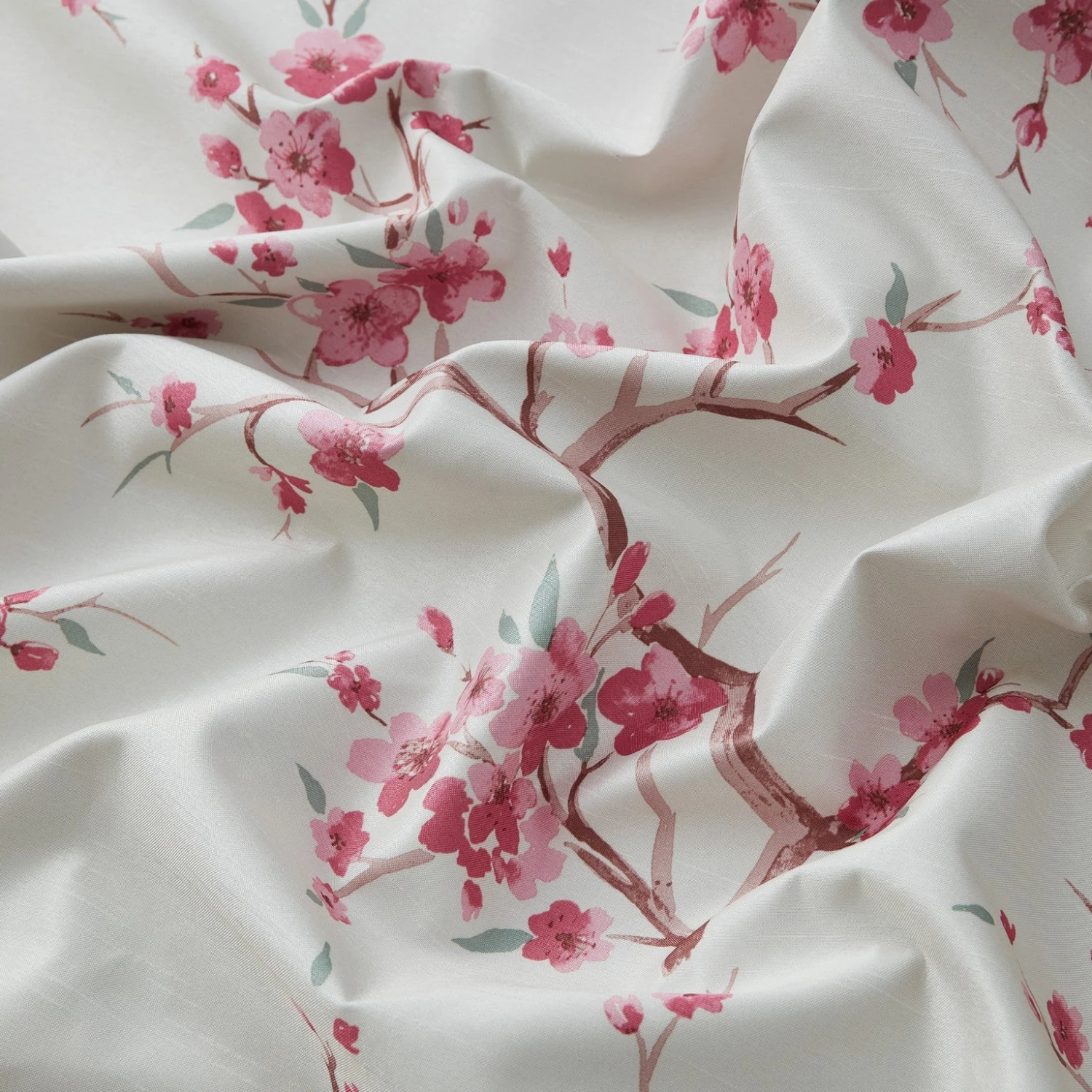 HLC.ME Jasmine Floral 100% Blackout Grommet Curtain Panels - Pink - Set Of 2 9 HLC.ME Jasmine Floral 100% Blackout Grommet Curtain Panels - Pink - Set Of 2