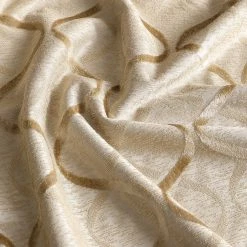 HLC.ME Lattice Flocked 100% Blackout Grommet Patio Door Panel - Taupe