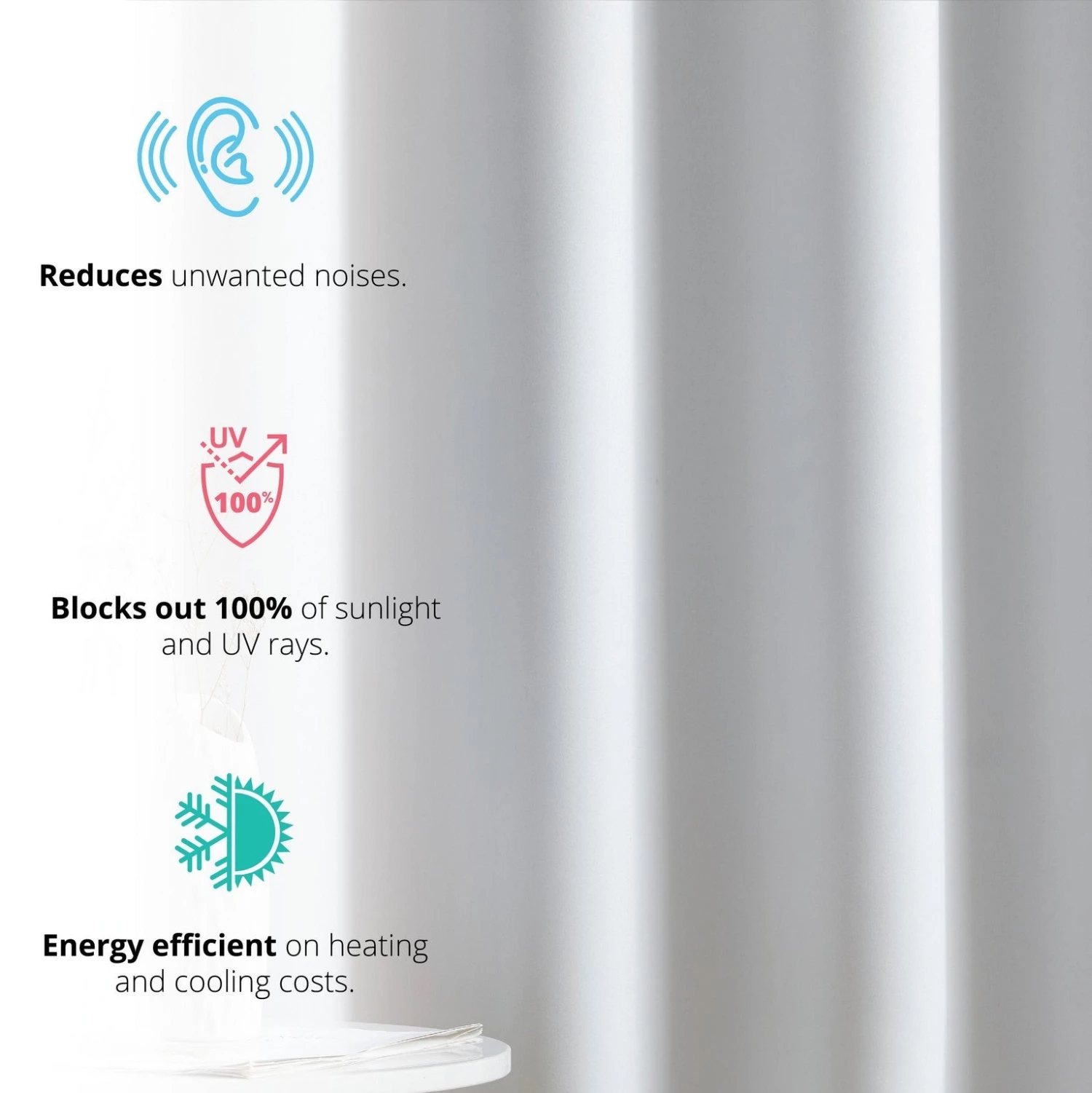 HLC.ME Laurance 100% Blackout Grommet Curtain Panels - Antique Silver - Set Of 2 Blackout Curtains 5 HLC.ME Laurance 100% Blackout Grommet Curtain Panels - Antique Silver - Set Of 2 Blackout Curtains