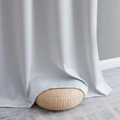 HLC.ME Laurance 100% Blackout Grommet Curtain Panels - Antique Silver - Set Of 2 Blackout Curtains 14 HLC.ME Laurance 100% Blackout Grommet Curtain Panels - Antique Silver - Set Of 2 Blackout Curtains