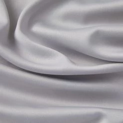 HLC.ME Laurance 100% Blackout Grommet Curtain Panels - Light Grey - Set Of 2 Blackout Curtains