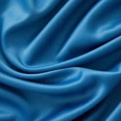 HLC.ME Blackout Curtains Laurance 100% Blackout Grommet Curtain Panels - Sapphire Teal Blue - Set Of 2
