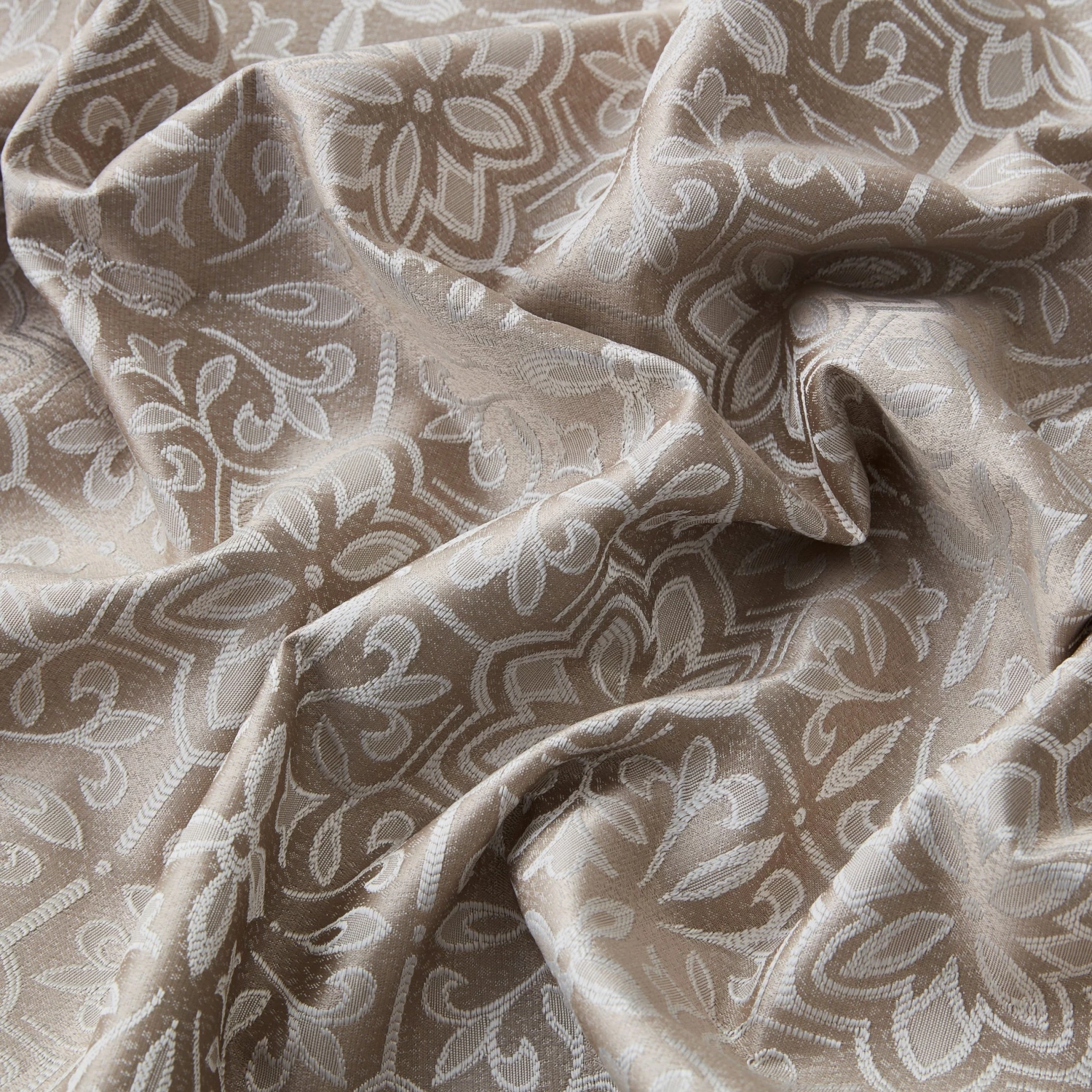 HLC.ME Mia Moroccan Tile 100% Blackout Grommet Patio Door Panel - Beige Faux Linen Curtains 8 HLC.ME Mia Moroccan Tile 100% Blackout Grommet Patio Door Panel - Beige Faux Linen Curtains