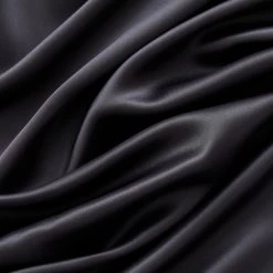 HLC.ME Oxford Blackout Grommet Curtain Panels (Black) - Set Of 2