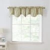 HLC.ME Paris Paisley Scalloped Valance - Neutral