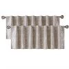 HLC.ME Serenity Floral 100% Blackout Grommet Valance - Taupe