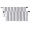 HLC.ME Serenity Floral 100% Blackout Grommet Valance - White 1 HLC.ME Serenity Floral 100% Blackout Grommet Valance - White
