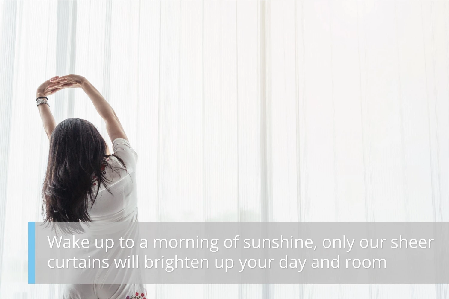 HLC.ME Lucento Sheer Rod Pocket Cafe Tier Panels - Grey Teal - Set Of 2 7 HLC.ME Lucento Sheer Rod Pocket Cafe Tier Panels - Grey Teal - Set Of 2