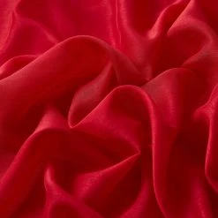 Sheer Curtains HLC.ME Sheer Grommet Curtain Panels - Red - Set Of 2