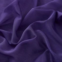 HLC.ME Sheer Grommet Curtain Panels - Violet - Set Of 2 Sheer Curtains