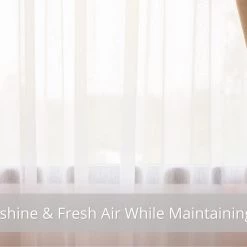 HLC.ME Abbey Faux Linen Grommet Curtain Panels - Dusty Blue - Set Of 2