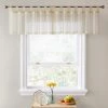 HLC.ME Sheer Tab Top Window Valance - Beige 2 HLC.ME Sheer Tab Top Window Valance - Beige