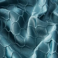 HLC.ME Siena Geometric 100% Blackout Grommet Curtains - Teal - Set Of 2 15 HLC.ME Siena Geometric 100% Blackout Grommet Curtains - Teal - Set Of 2