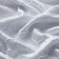 HLC.ME Blackout Curtains Siena Geometric 100% Blackout Grommet Curtains - White - Set Of 2 15 HLC.ME Blackout Curtains Siena Geometric 100% Blackout Grommet Curtains - White - Set Of 2