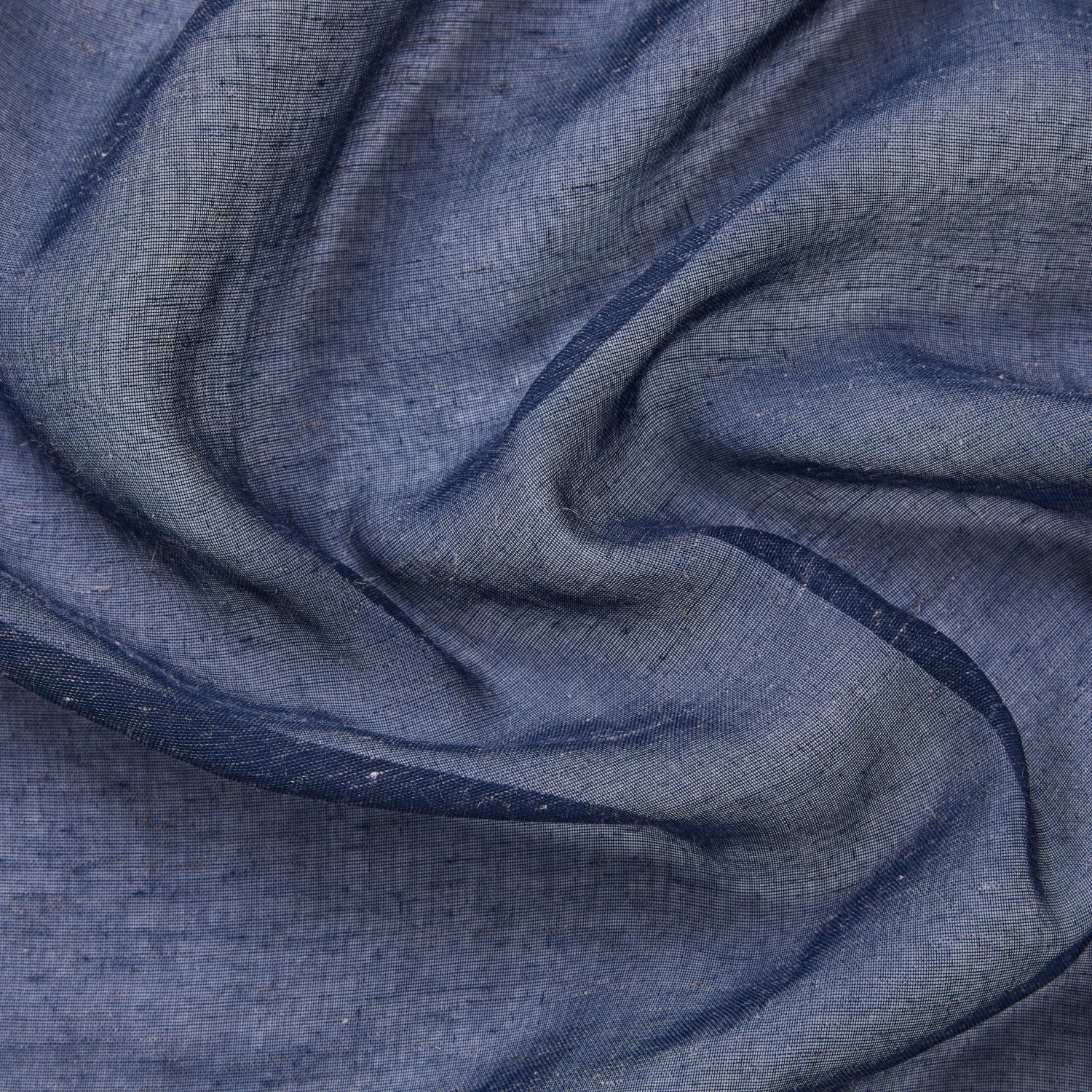 HLC.ME Sierra Linen Sheer Grommet Curtain Panels - Navy Blue - Set Of 2 9 HLC.ME Sierra Linen Sheer Grommet Curtain Panels - Navy Blue - Set Of 2