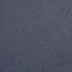 HLC.ME Taylor Floral Blackout Grommet Curtain Panels - Charcoal Grey - Set Of 2