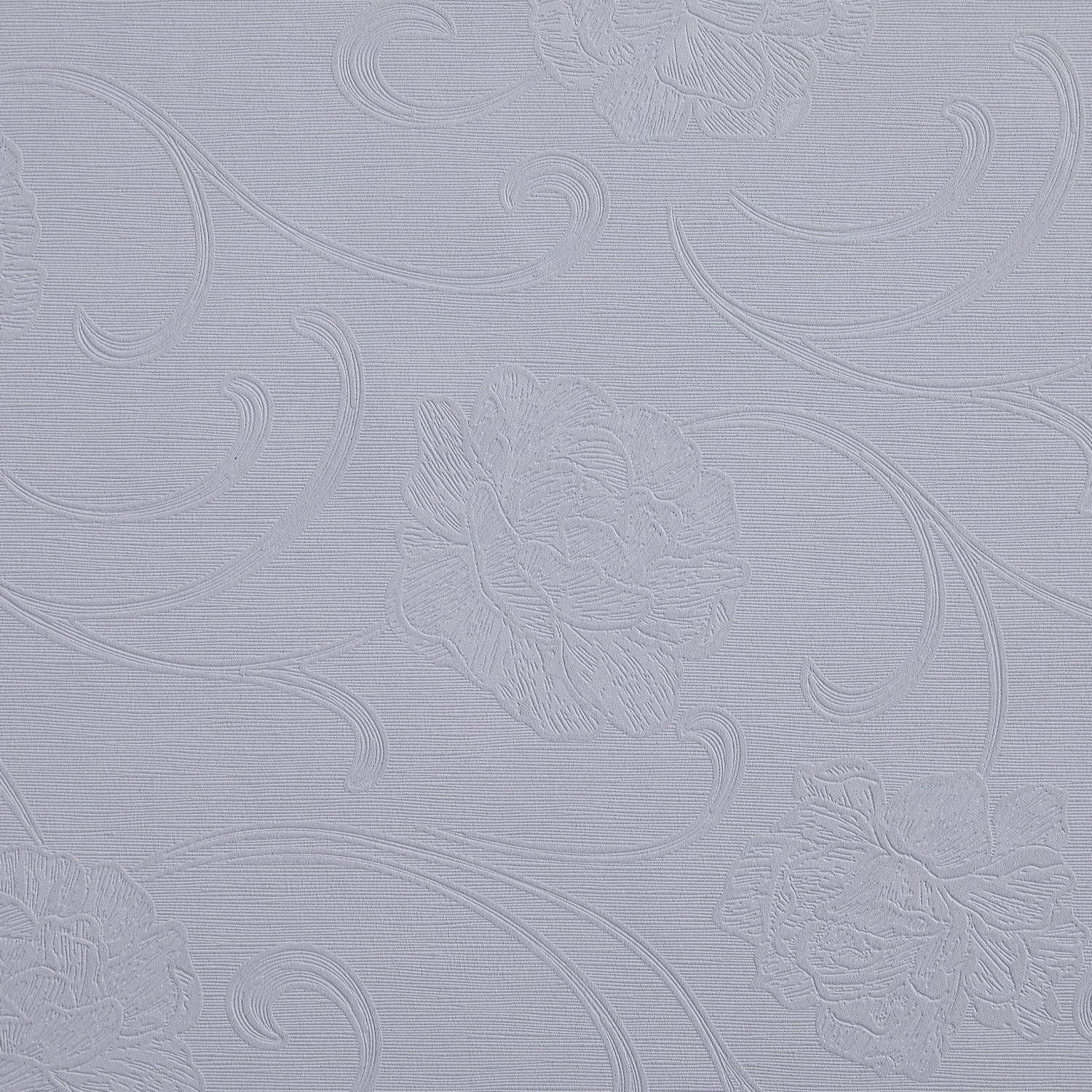 HLC.ME Blackout Curtains Taylor Floral Blackout Grommet Curtain Panels - Light Grey - Set Of 2 8 HLC.ME Blackout Curtains Taylor Floral Blackout Grommet Curtain Panels - Light Grey - Set Of 2