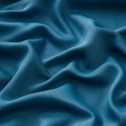 HLC.ME Hamilton 100% Blackout Curtain Panels - Teal Blue - Set Of 2