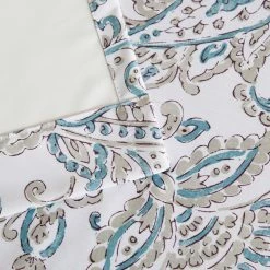 HLC.ME Amalfi Paisley 100% Blackout Grommet Curtain Panels - Neutral - Set Of 2 Blackout Curtains 11 HLC.ME Amalfi Paisley 100% Blackout Grommet Curtain Panels - Neutral - Set Of 2 Blackout Curtains