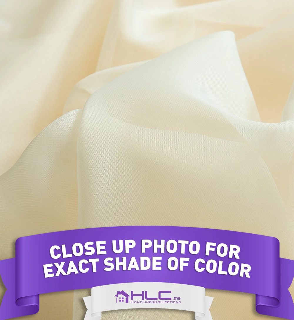 HLC.ME Lucento Sheer Window Scarf - Beige 6 HLC.ME Lucento Sheer Window Scarf - Beige