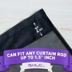 HLC.ME Sheer Curtains Lucento Sheer Rod Pocket Curtain Panels - Lime Green - Set Of 2