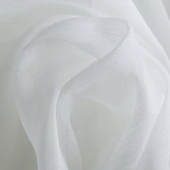 HLC.ME Lucento Sheer Grommet Cafe Tier Panels (Ivory) - Set Of 2