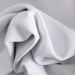 HLC.ME Textured Lined 100% Blackout Grommet Patio Door Panel - White